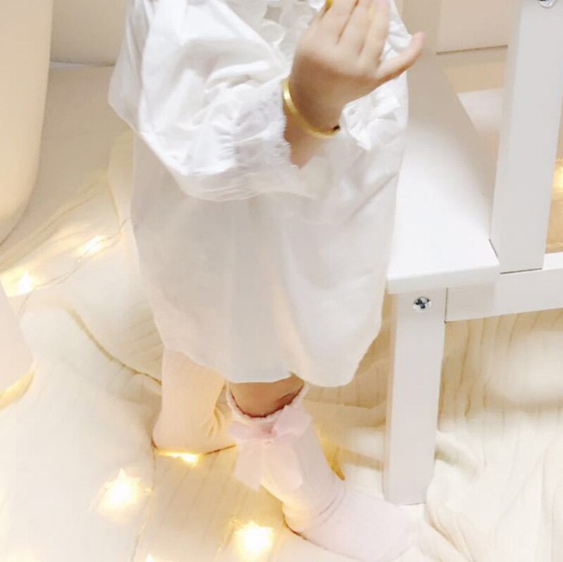 Socks for Baby Girls  Non-slip Cotton Knee High Long Socks for Baby Girls  Non-slip Cotton Knee High Long