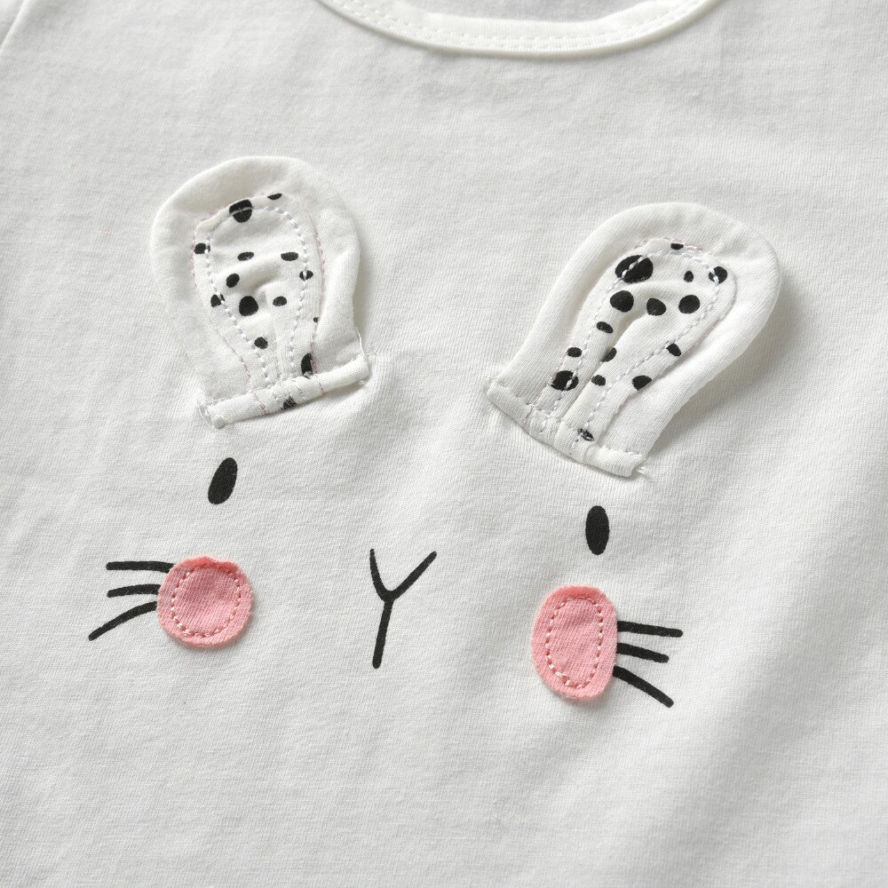 Baby Girl's Printed Sweatshirt, Pants and Headband 3 Pcs Set Baby Girl's Printed Sweatshirt, Pants and Headband 3 Pcs Set