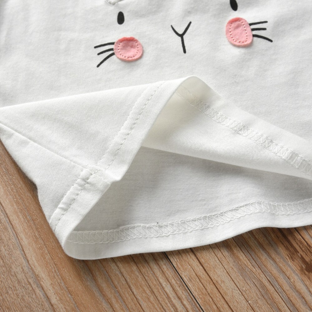 Baby Girl's Printed Sweatshirt, Pants and Headband 3 Pcs Set Baby Girl's Printed Sweatshirt, Pants and Headband 3 Pcs Set