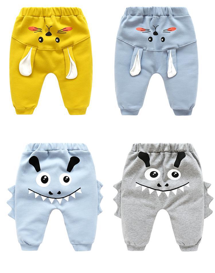 Cartoon Animals Themed Unisex Baby Pants Cartoon Animals Themed Unisex Baby Pants