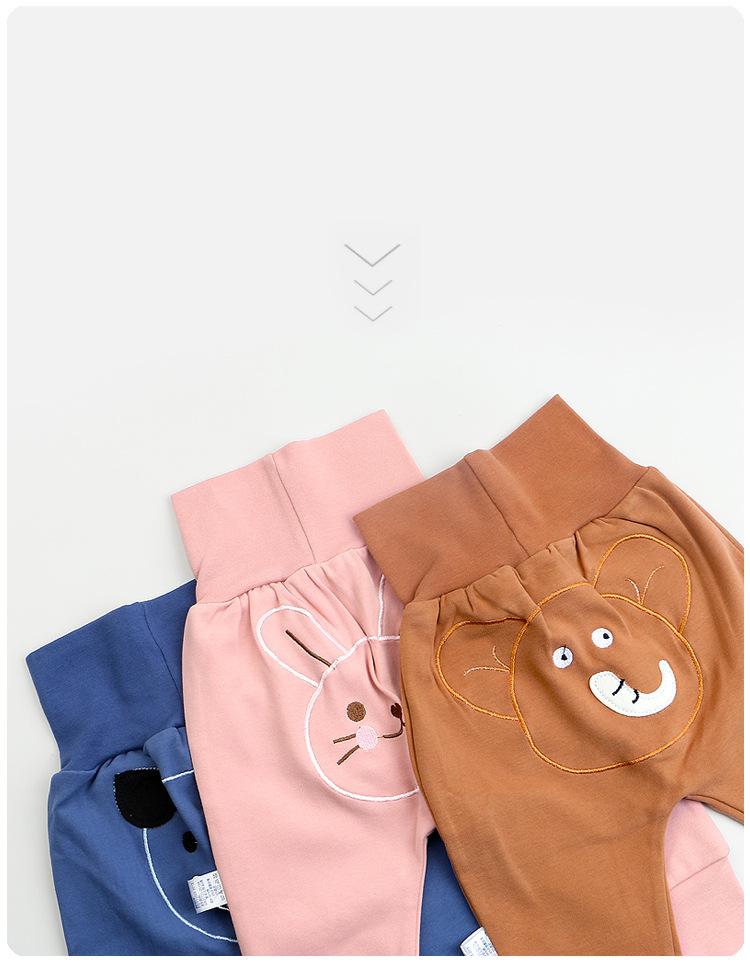 Cartoon Animals Themed Unisex Baby Pants Cartoon Animals Themed Unisex Baby Pants