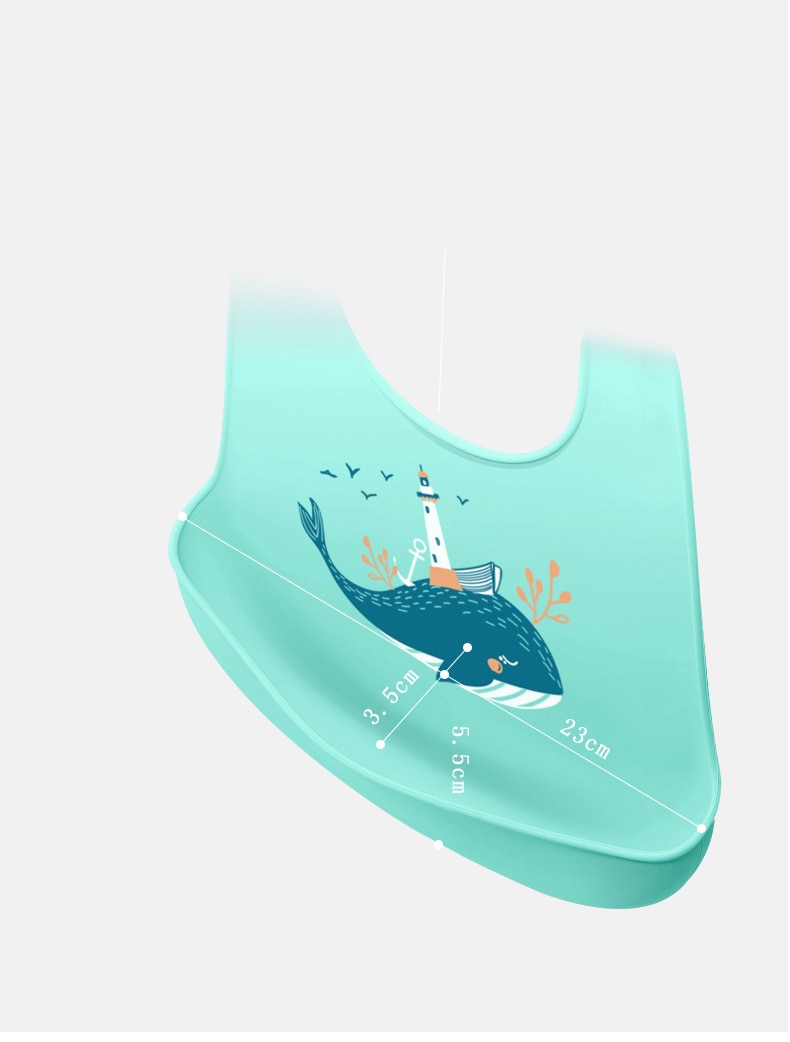 Waterproof Silicone Feeding Baby Bib Waterproof Silicone Feeding Baby Bib