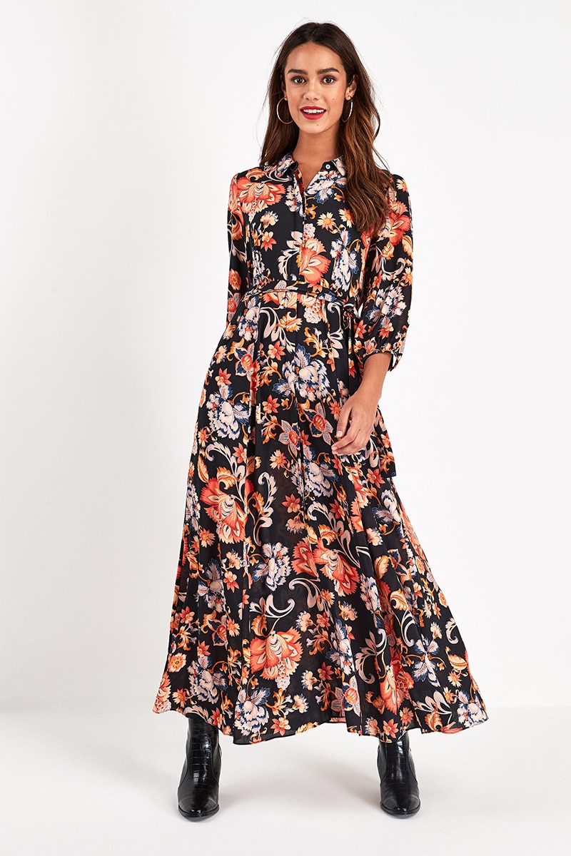 Floral Print Maxi Dress