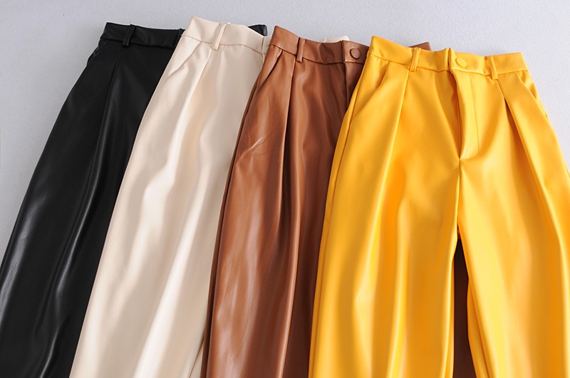 High Waist Faux Leather Pants High Waist Faux Leather Pants