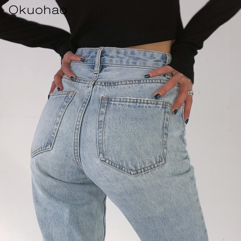 High Waist Loose Comfortable Jeans High Waist Loose Comfortable Jeans