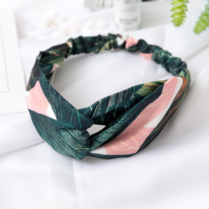 Printed Headbands/ Cross Knot  Bandanas