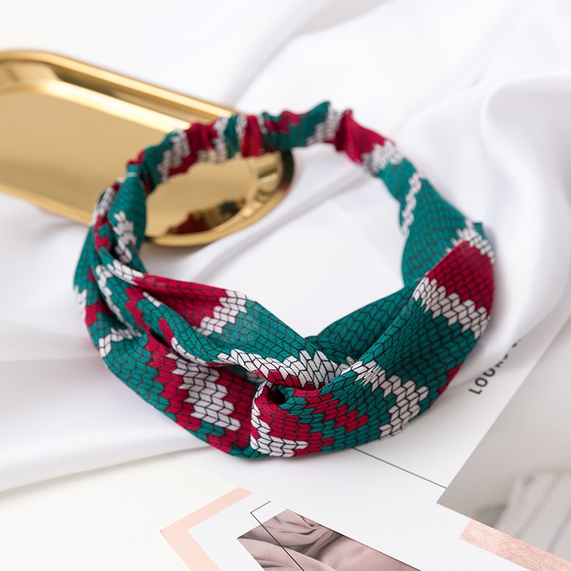 Printed Headbands/ Cross Knot  Bandanas