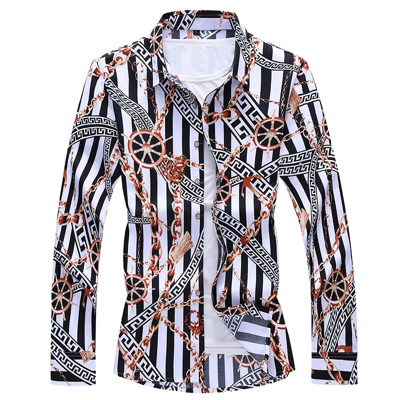Printed Long Sleeve Shirts