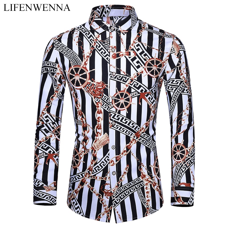 Printed Long Sleeve Shirts