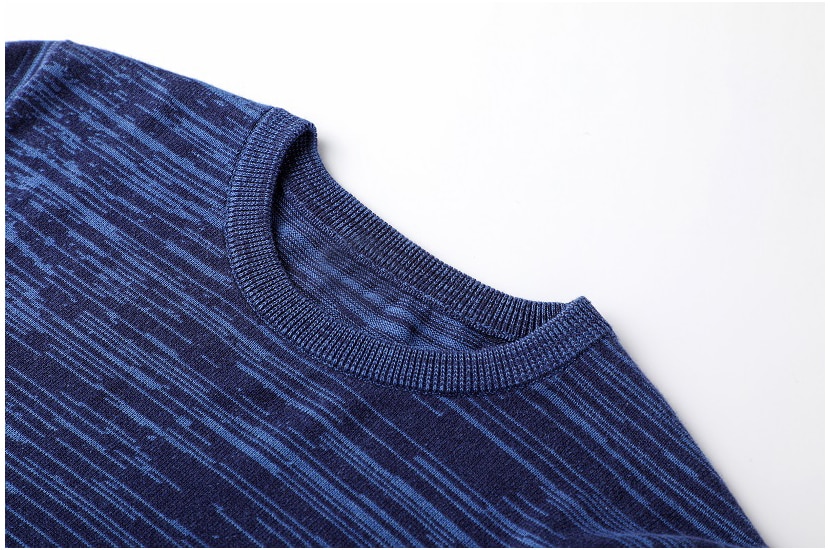 Mixed Color Pullovers /O-Neck