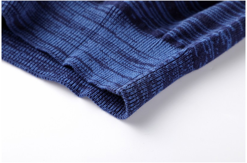 Mixed Color Pullovers /O-Neck