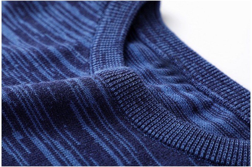 Mixed Color Pullovers /O-Neck