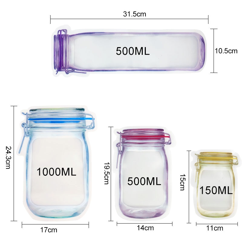 Reusable Mason Jar Bottles Bags Reusable Mason Jar Bottles Bags