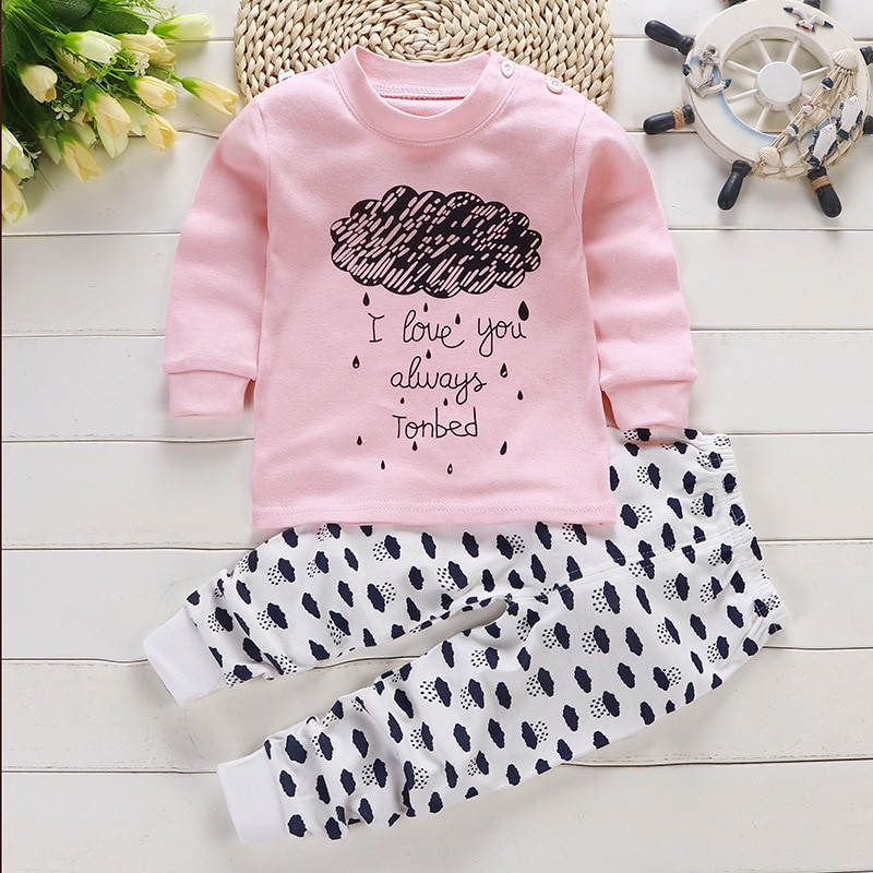 2pcs Long-Sleeve T-Shirt + Pant Suit Girls 2pcs Long-Sleeve T-Shirt + Pant Suit Girls