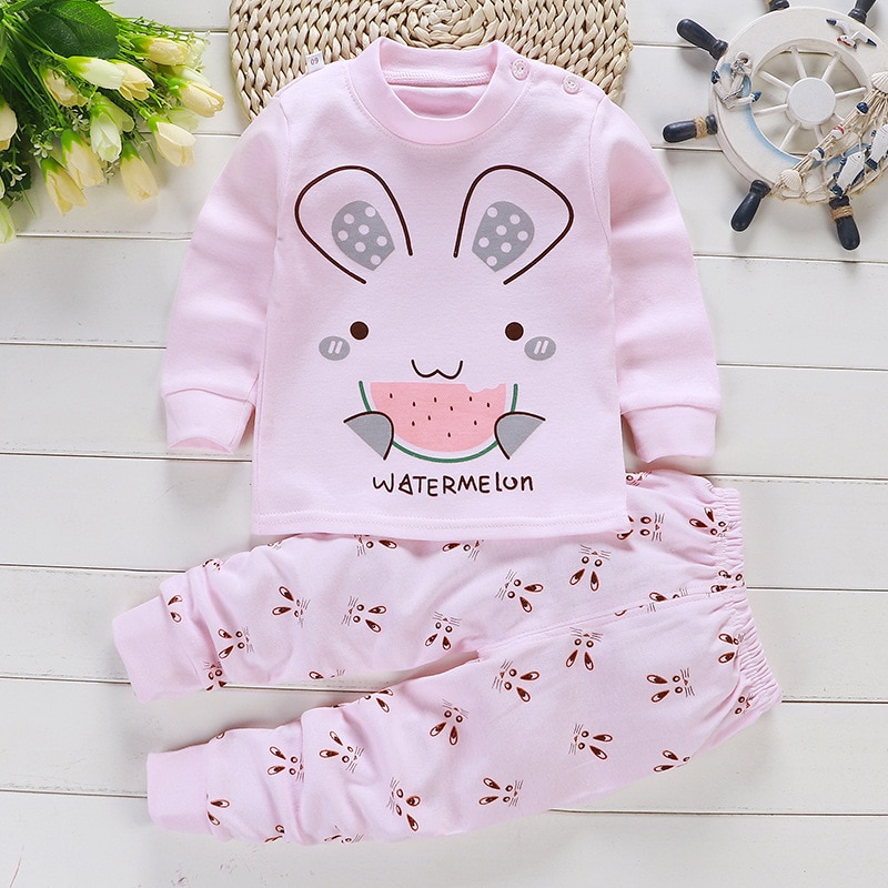 2pcs Long-Sleeve T-Shirt + Pant Suit Girls 2pcs Long-Sleeve T-Shirt + Pant Suit Girls