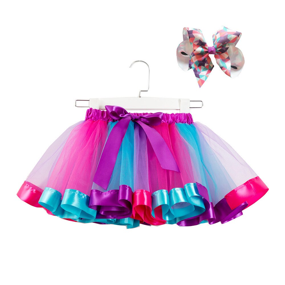Bow+Tutu Skirt   Girls 12M-8T