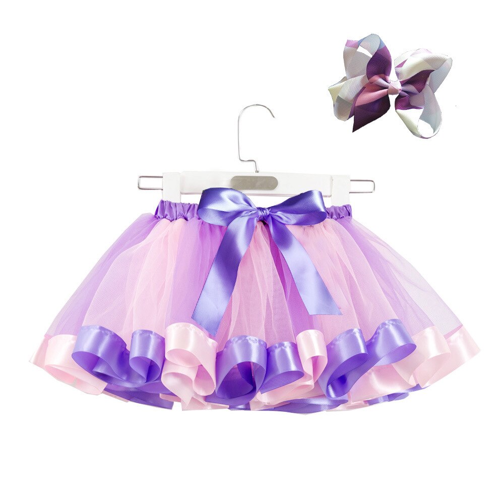 Bow+Tutu Skirt   Girls 12M-8T