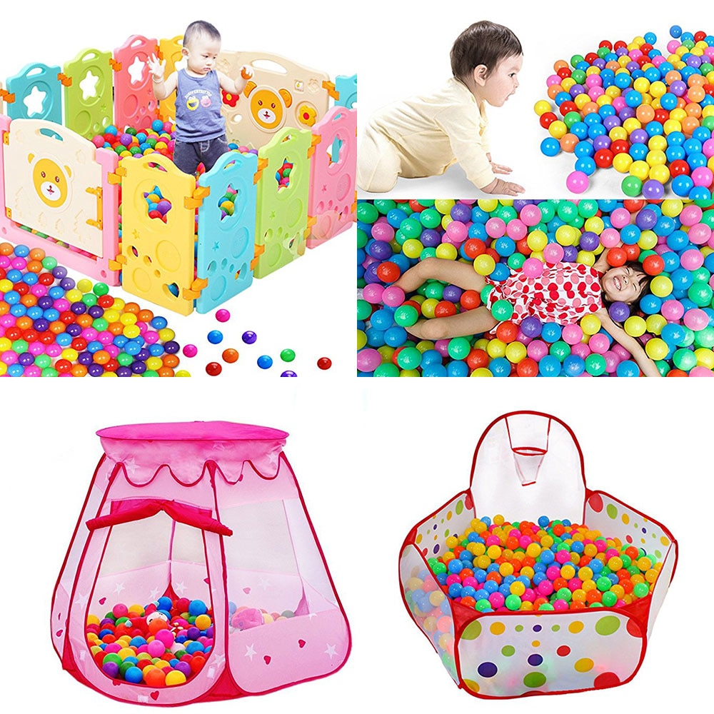 100/200Pcs 5.5cm And 7cm Safe Soft Plastic  Ocean Balls