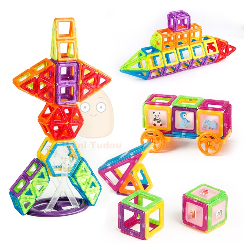 Mini 200PCS-46PCS Magnetic Designer Constructor Mini 200PCS-46PCS Magnetic Designer Constructor