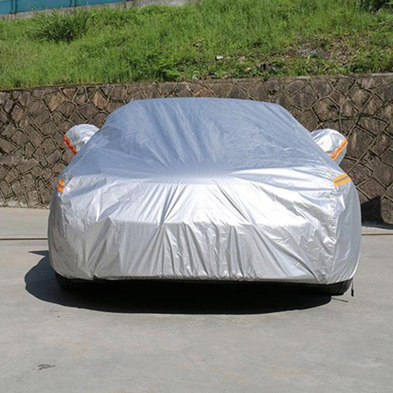 Waterproof car covers with reflector Waterproof car covers with reflector