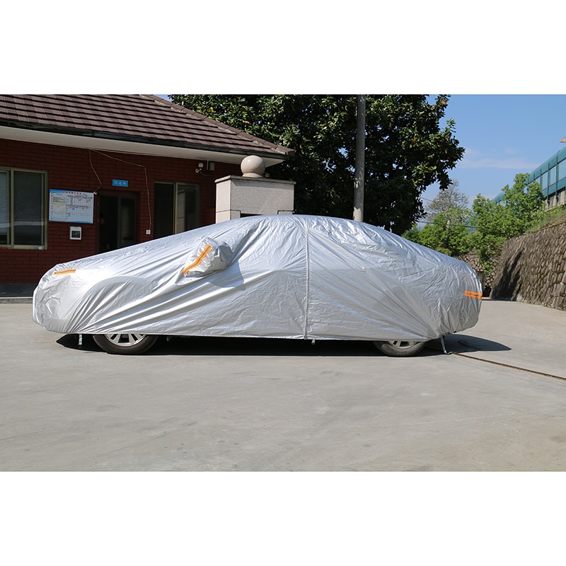 Waterproof car covers with reflector Waterproof car covers with reflector