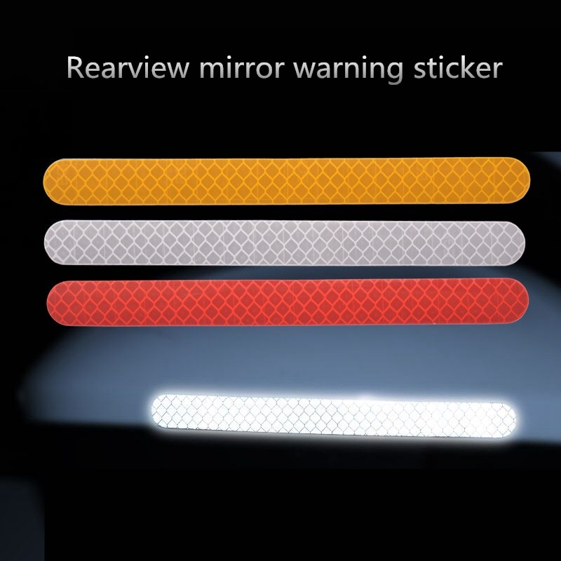 2Pcs Rearview Mirror Reflective Strips 2Pcs Rearview Mirror Reflective Strips