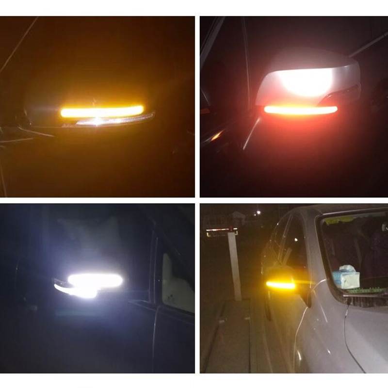 2Pcs Rearview Mirror Reflective Strips 2Pcs Rearview Mirror Reflective Strips