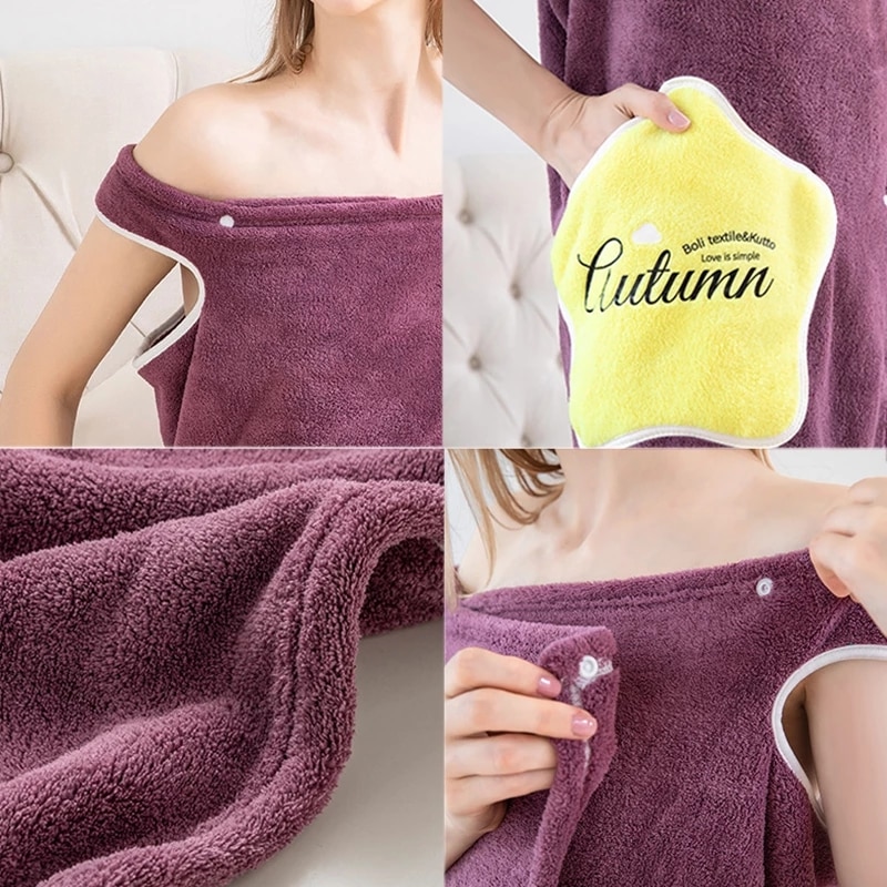 Wearable Bath Towel Wearable Bath Towel