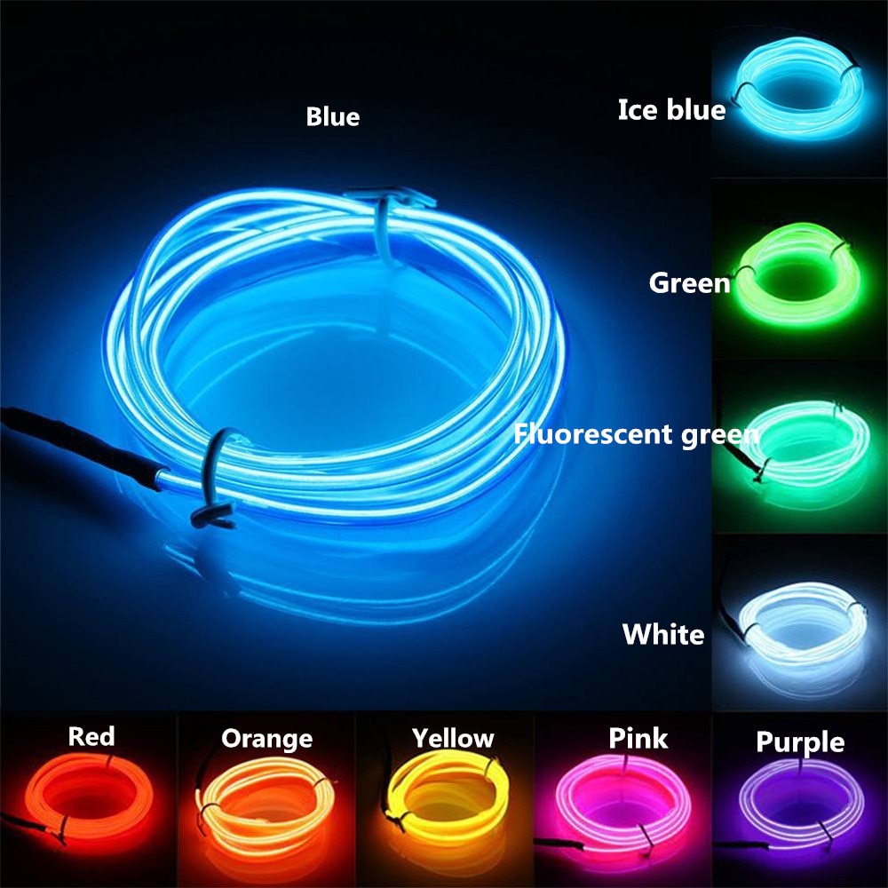 Glow Wire Rope tape /Flexible Neon light Glow Wire Rope tape /Flexible Neon light