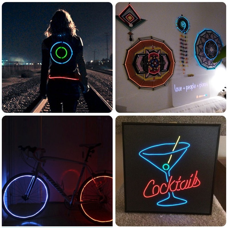 Glow Wire Rope tape /Flexible Neon light Glow Wire Rope tape /Flexible Neon light