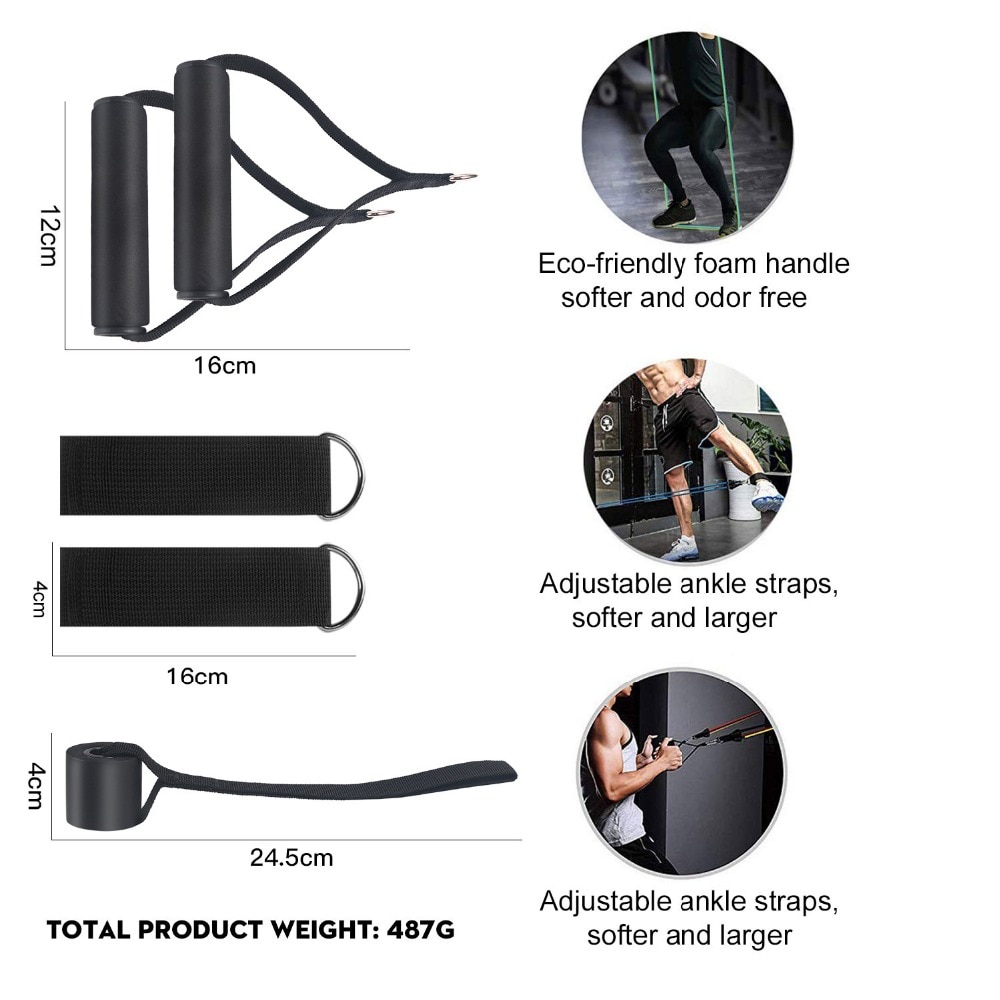 Exercise Bands for Physical Therapy /Home Workouts Exercise Bands for Physical Therapy /Home Workouts