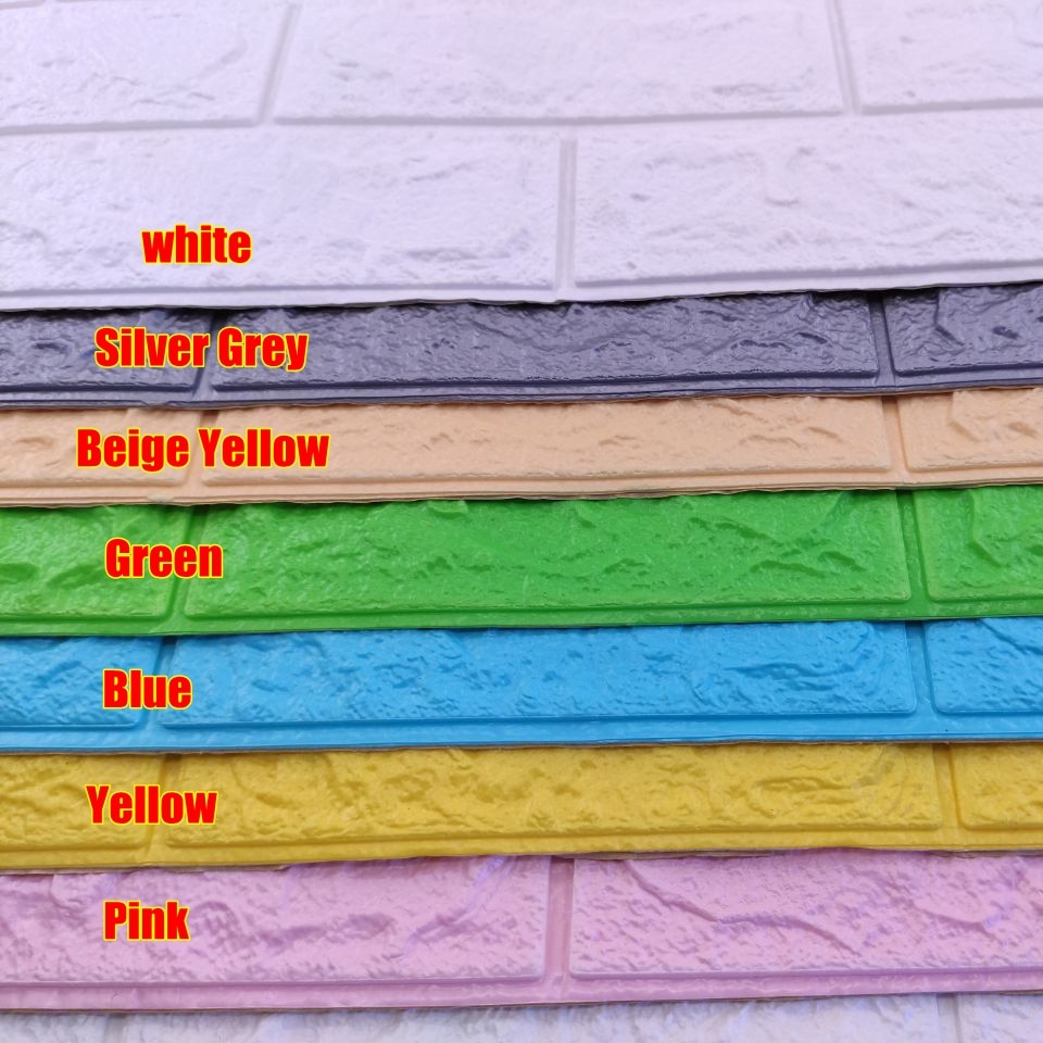 10pcs 3D Wall Sticker/ Imitation Brick