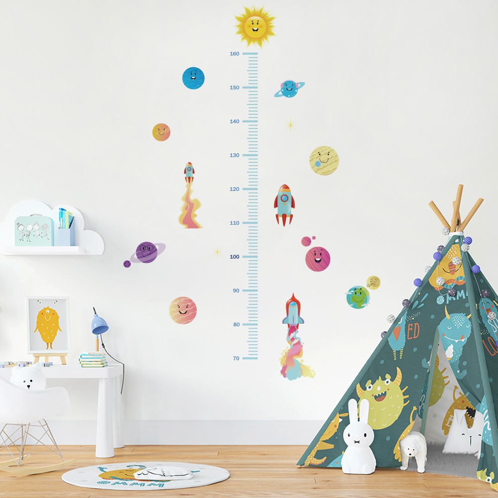 Cartoon Height Measure Wall Sticker Cartoon Height Measure Wall Sticker