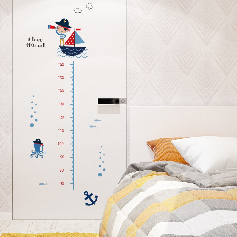 Cartoon Height Measure Wall Sticker Cartoon Height Measure Wall Sticker