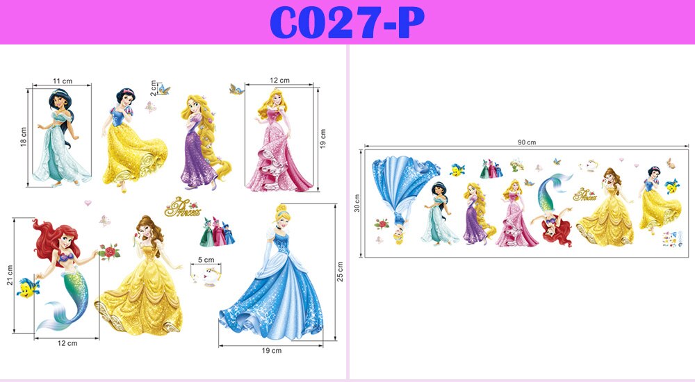 Princess Wall Stickers