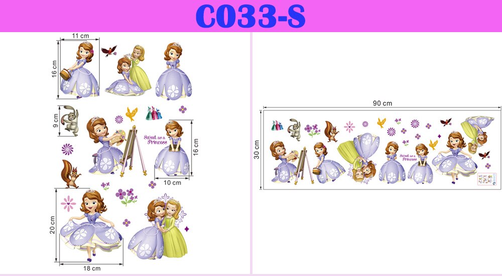 Princess Wall Stickers
