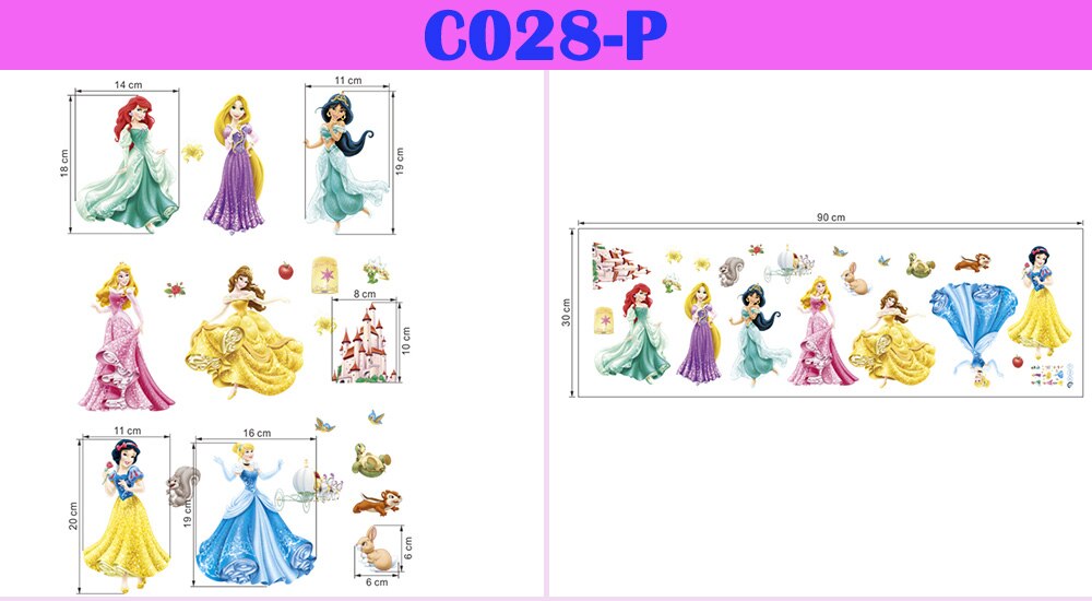 Princess Wall Stickers