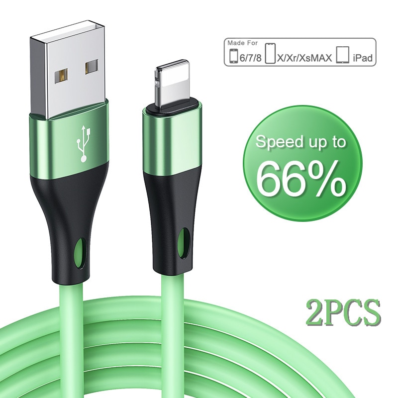 2PCS USB Cable For iPhone 2PCS USB Cable For iPhone