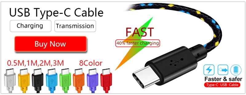 Nylon Braided Micro USB Cable 1m/2m/3m  Charger  For Android Phones