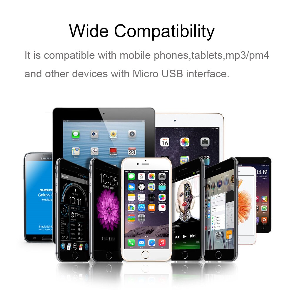 Nylon Braided Micro USB Cable 1m/2m/3m  Charger  For Android Phones