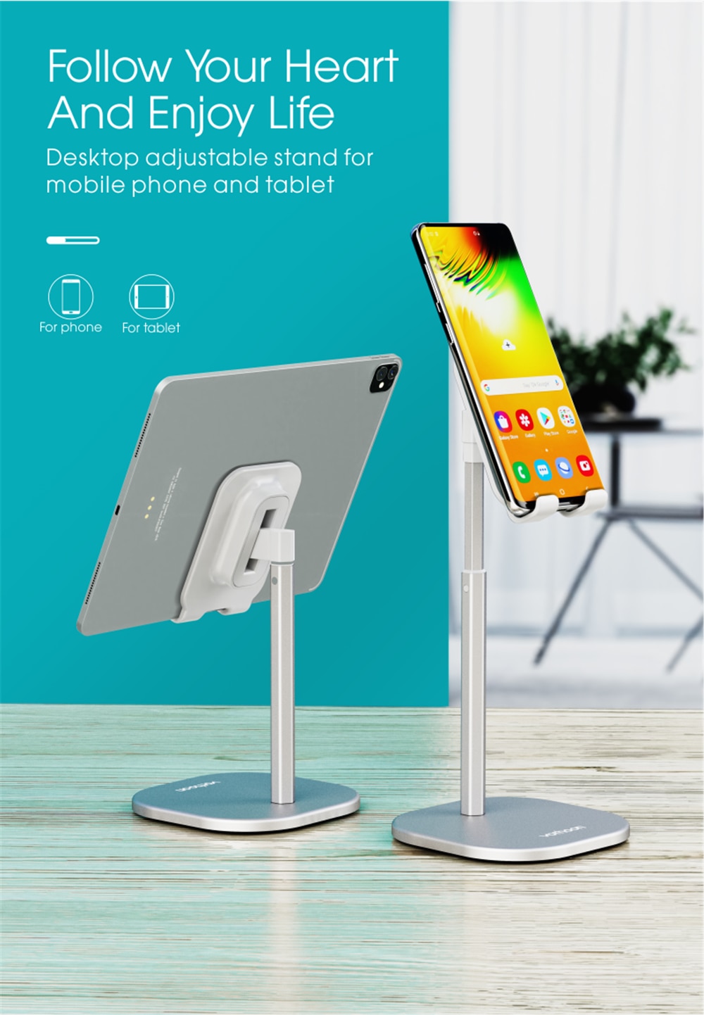 Desk Mobile Phone Holder Stand/ Universal