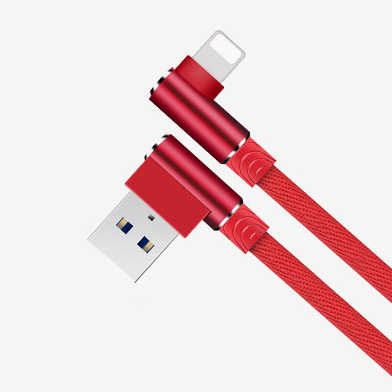 90 Degree USB Data Charger Fast Cable for iPhone