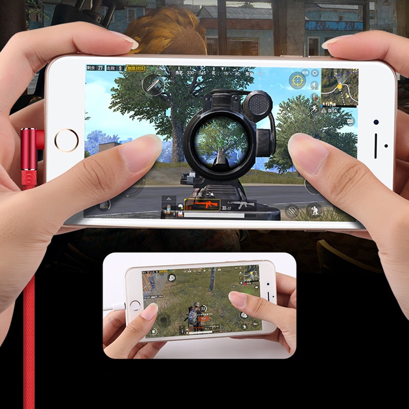 90 Degree USB Data Charger Fast Cable for iPhone