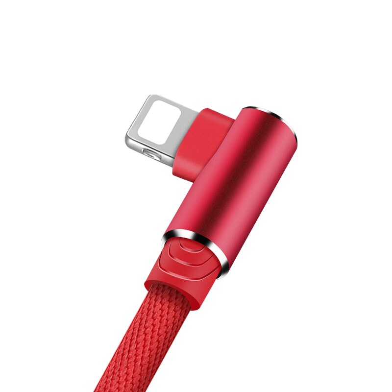 90 Degree USB Data Charger Fast Cable for iPhone