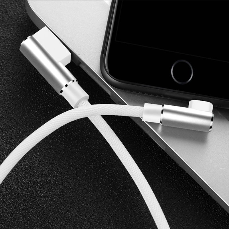 90 Degree USB Data Charger Fast Cable for iPhone