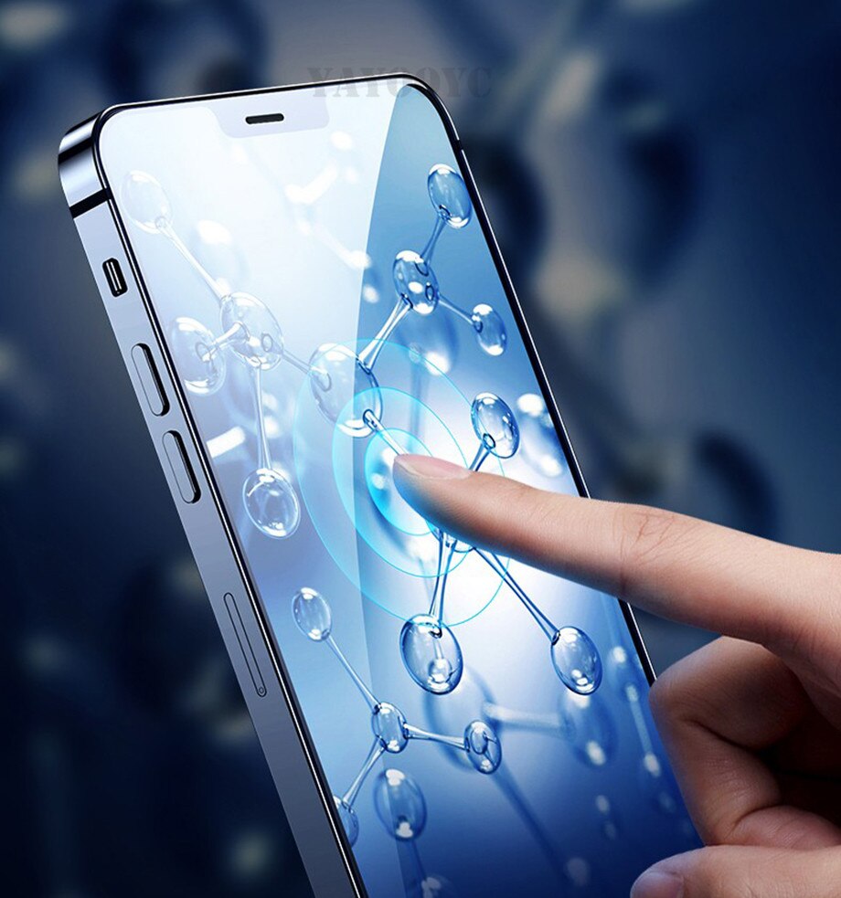 4Pcs Full Cover Tempered Glass For iPhone