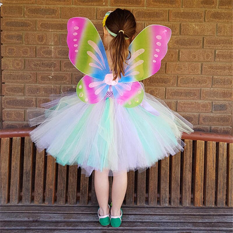 Girls  Unicorn Flower Tutu Dress Girls  Unicorn Flower Tutu Dress
