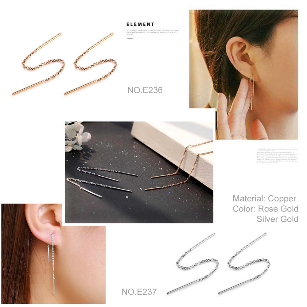 Double Fair Piercing Earrings