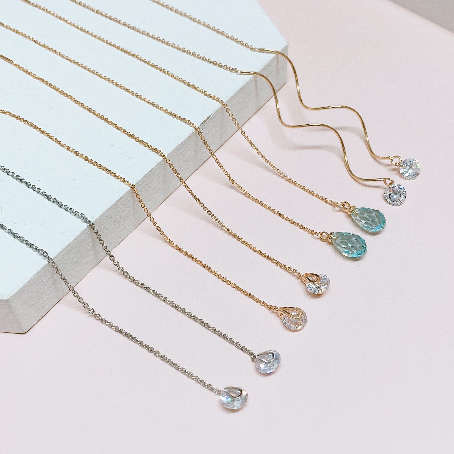 Double Fair Piercing Earrings