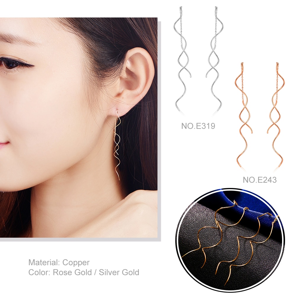 Double Fair Piercing Earrings